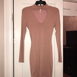 Light pink midi dress